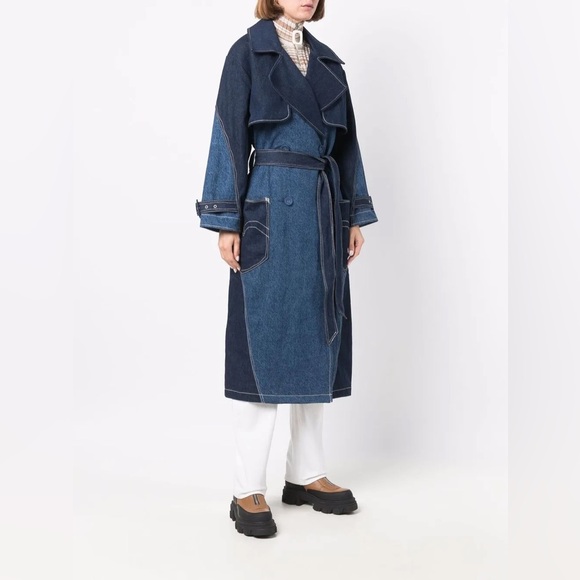 Levi’s® Red Twisted Trench Coat - Picture 5 of 11